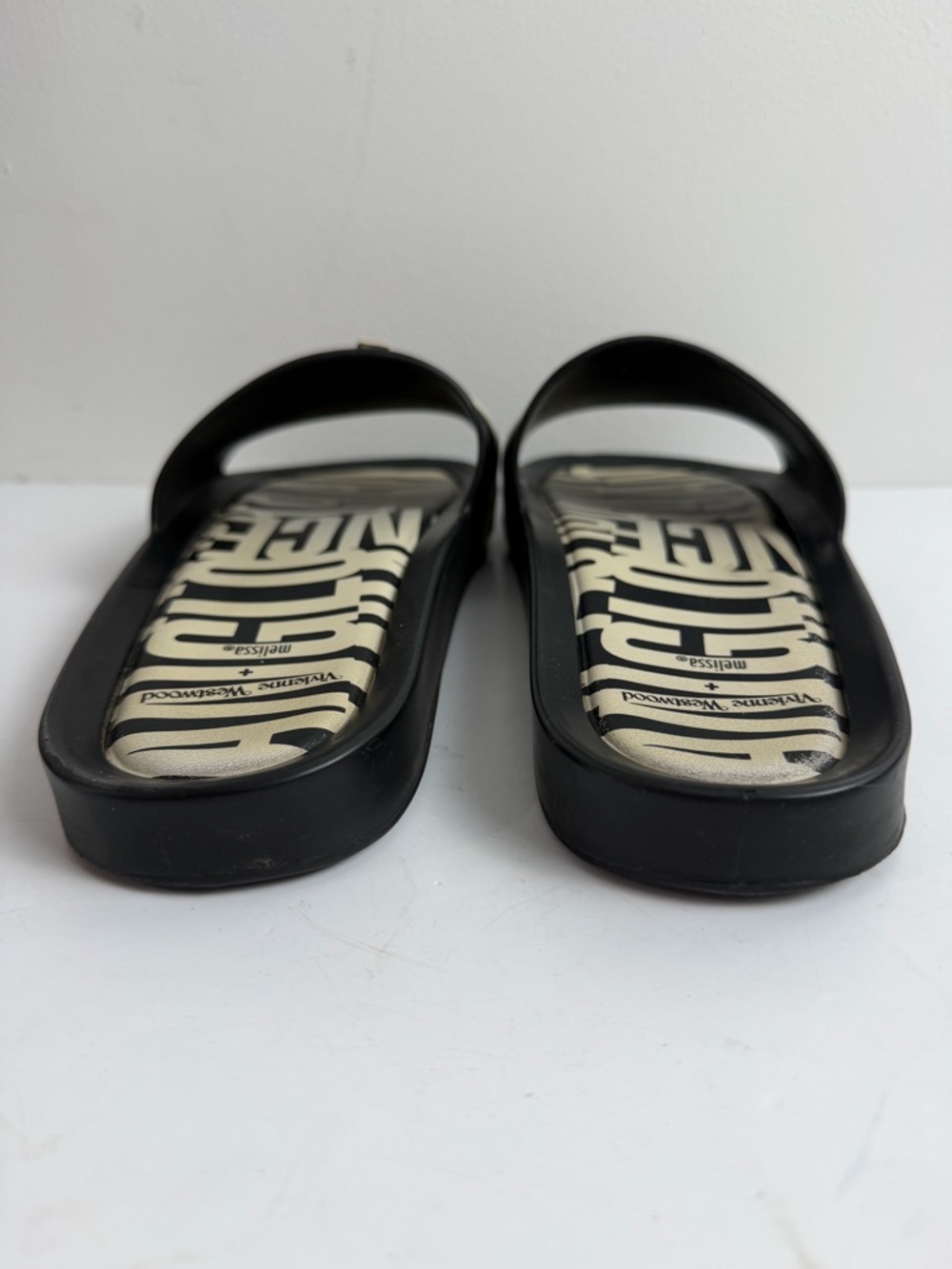 Vivienne Westwood x Melissa Anglomania 
Beach Slide Sandals Size 8 Punk Goth - Picture 7 of 15